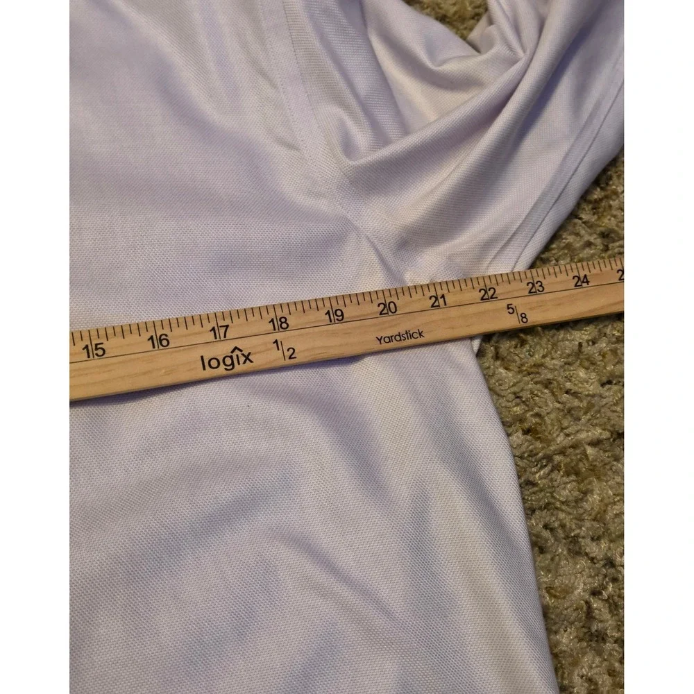 Banana Republic Grant Slim Fit Long Sleeve Button Up Shirt Mens Large Purple